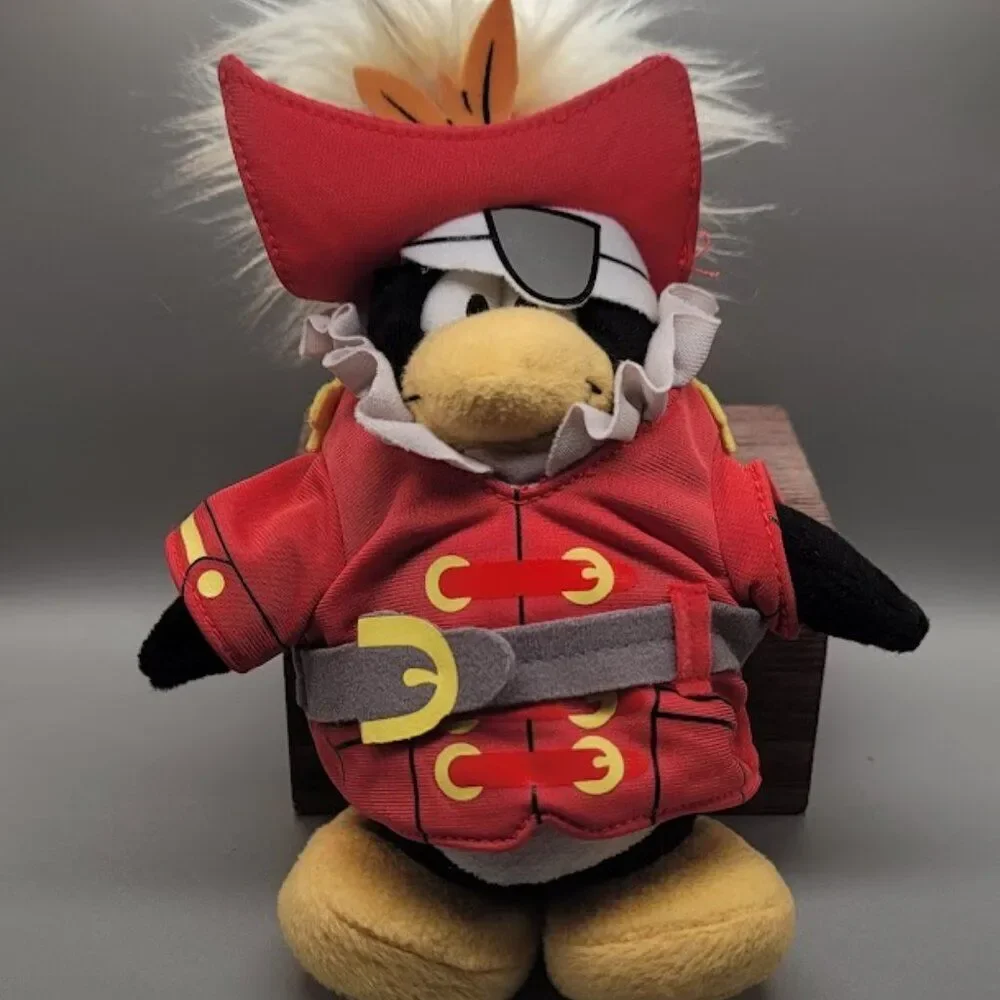 DISNEY Club Penguin Swashbuckler Pirate Plush